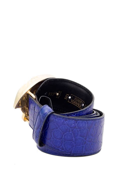 blue versace belt|gianni versace belt.